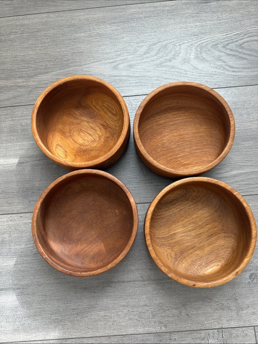 Wooden Bowls Set of 4
